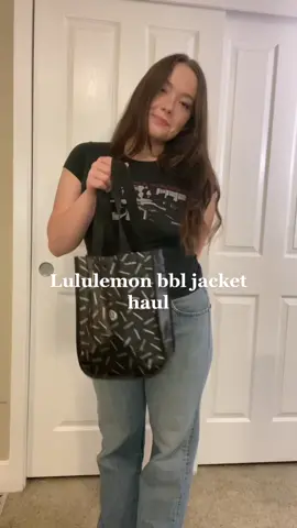 Okay but it is so cute I love it #bbljacket #lululemonhaul #midsizefashion #microinfluencerclub
