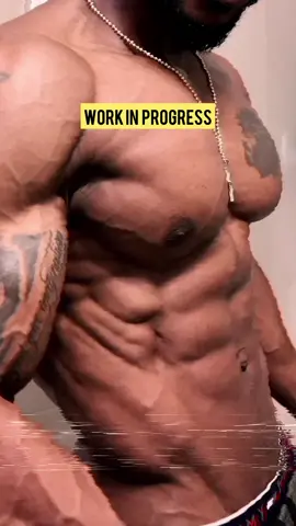 Work in progress 🔥💪 #muscle #bodybuilding #shredded