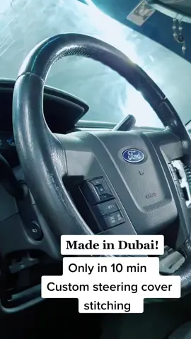 CUSTOM STEERING COVER STITCHING Contact us for detail.+971 52 781 0123#dxblife #mydubai #uaetiktok #offers #dxb #uae #dubai #uaecars #cars #foryoupage #foryourpage #foryou #karama #dubai #mydubai #uae  #dubai #uaecars #dubai