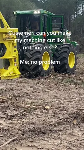 JP2 logging was extremely satisfied. The operator was grinning ear to ear.#johndeere#forestry#logging#heaveyequiptment#mechanic#fieldtech#operator#SchickAsks