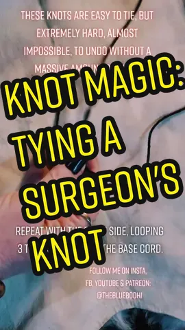 #witchtok #knot #magic #celtic #witch #surgeon #TheBlueBodhi