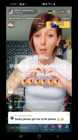 beckys army @official_beckylaura23 #viral #tiktok #live #fyp #typ