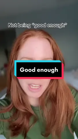 Did you feel good enough? #tiktoktherapist #therapistsoftiktok #licensedtherapist #mentalhealthtiktok #childhoodtrauma