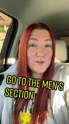 Do ya’ll shop in the men’s section? Game changer 😂