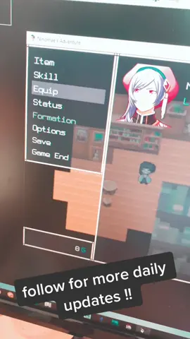 creating the text ui for my rpgmaker horror game !! #gamedev #indiedev #rpgmakerhorror #rpgmaker #indiegamedev #rpgmakergame #pixelart #uidesign