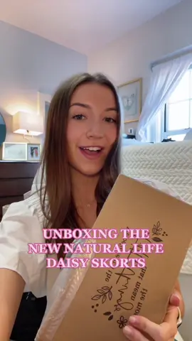 Comment your favorite color down below! Mine is definitely that green 💚 @naturallife #naturallife #skirt #skort #spring #Summer #unboxing #preppy #style