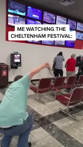 The lad enjoyed watching his horse win a bit too much 😂🏇 #fyp #foryou #oddsbible #horseracing #cheltenham