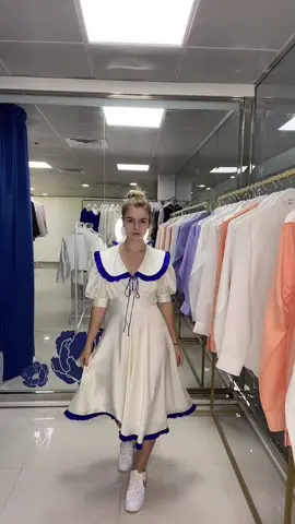 #ad new white pure silk dress from Mazarine with premium quality💌 #mazarine #dubai #showroom #fashion #brand #dress #mazarinedubai #mazarinefashion #recommendations #rec #fyp #slowfashionmovement