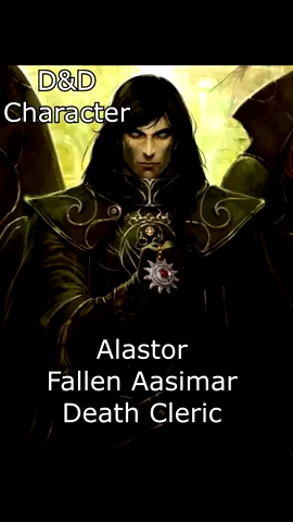 This is a #dnd backstory I wrote for Alastor, a Fallen Aasimar Death Cleric! Click the link in my bio to read/listen to the full backstory. #fyp