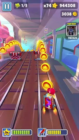 Using HOTROD speed up special board fantastic feeling 🤩 #subwaysurfers #subwaysurfersstorytime #subway_surfers #subway_surfers_master #subwaysurfer