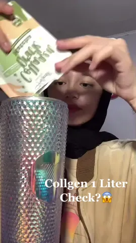 Reply to @asyifaxr  minum collagen 1 liter check?😎🔥