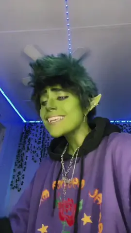 Absolutely no demand for this but here it is anyway #cosplay #beastboy #teentitans #beastboycosplay #teentitanscosplay #tutorial #wigtutorial  #AerieREAL