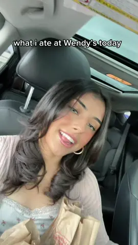 There’s one thing I never miss, and that’s a meal #wendys #mukbang #fyp