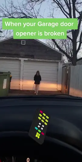 Manual Garage Door Opener #nokidwashurtinthemaking #manualgaragedoor #fypシ #funnytiktok