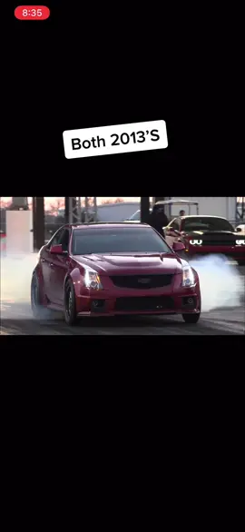 Hisband driving left lane, Tuner driving right. Both my Cadillacs 🔥#fypシ #ctsv #1000hp #racing #texasmotorplex #supercharged #cadillac #pushin🅿️