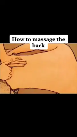 How to massage the back.  #massage #massagetherapy #backmassage #backpain #backpainrelief #backworkout #swedishmassage