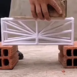 Puente, hecho de papel a prueba de peso. Resistente a 120 kg  #viral