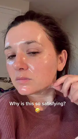 Weekly face mask is a must in our house! #skincareroutine #oddlysatisfying