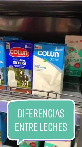 ✨🥛Hoy hablaremos acerca de la diferencia de la leche entera, semidescremada y descremada✨🥛La principal diferencia está en la grasa total de las leches, por ejemplo la leche entera aporta un elevado contenido de grasa, mientras que la semi descremada aporta algunos gramos de grasa, y la leche descremada no aporta gramos de grasa.🥛👉🏻Por lo mencionado anteriormente, siempre debemos preferir leches semi descremadas o descremadas🙌🏻#nutricionista #nutricionchile #bienestar
