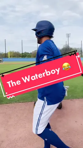 That’s some high quality H2O 😂 Tag a friend who does this! #GeorgeSpringer #BlueJays #SpringTraining #MLB #Toronto