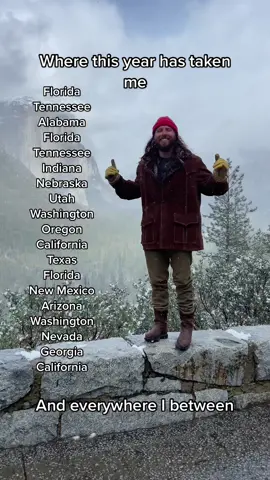 “I have been everywhere man, traveling had my share man.” #travel #traveltiktok #roadtrip #vanlife #buslife #friends #single #granola #hippie #Outdoors #adventure #thankful #MentalHealth