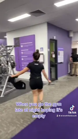 When you go to the gym late at night hoping it’s empty 😪😂 (ib: @anytimefitnesscamberwell) #GymTok #fyp #FitTok #anytimefitness #training #emptygym #Fitness #closeyourrings #girlswholift #gym #greenacre #strathfield