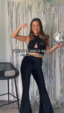 both are from @fashionpass - which would YOU choose?! #discoglam #discooutfits #discooutfitideas #discotheme #discothemeparty #discothemebach #discobachelorette