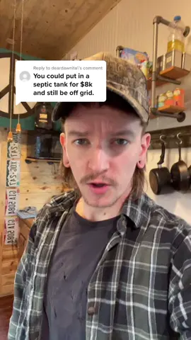 Reply to @deardawnita  #septictank #septic #compostingtoilet #composting #compost #offgrid #offgridliving #offgridlife #priorities