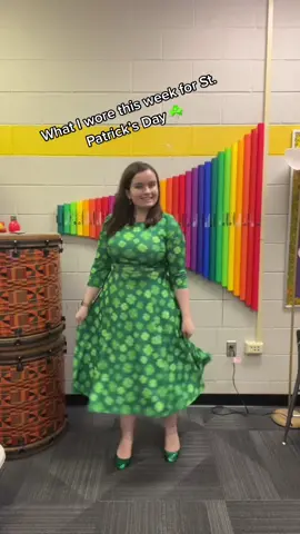 All my St. Patrick’s Day outfits! 💚☘️ #musicteacher #stpatricksday #green