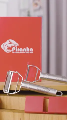 The Piranha Peeler is a must for every kitchen! You can peel & slice vegetables in an instant! 🥕🥒🍅🍠Grab yours now from idealworld.tv 😀 #piranhapeeler #kitchen #utensil #kitchentool #peeler #peel #vegetables #satisfying #fyp #Idealworld #h#Homefood #trendy