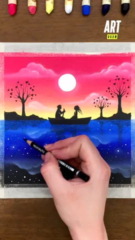 🌙💖💙 #drawing #howtodraw #tutorial #art #foryou