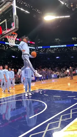 This dunk from Ja in warmups 🤭 (via ryanimparato/IG) #jamorant #NBA  #dunk