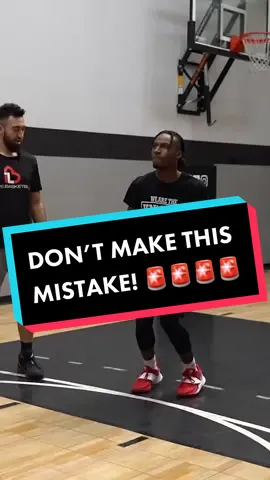Don’t jump too far forward when shooting a basketball! ❌ #basketball #basketballtraining #ballislife