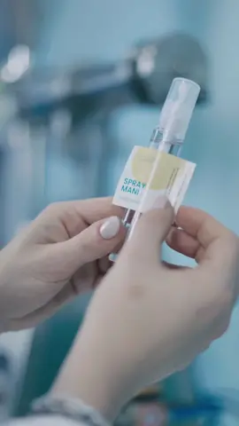 Our new “spray mani” in the making! 👩🏻‍🔬 #fyp #fy #slowmotion #cinematic #laboratory