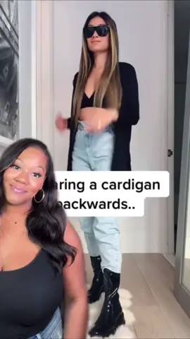 Ok trying this style hack from @Stylexfox! I wasn’t sure if it was gonna work, but I think I made it my own! #plussize #stylehacks