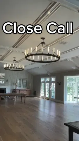 #chandelier #safty #cable does it’s #job #badinstall #scary #closecall #malibu #quickfix #servicecall #electrical #foryou #electrician #contractorsoftiktok #sparky #fyp