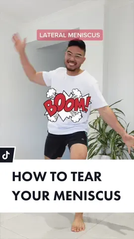 How to TEAR your meniscus 😅 All those who have torn, say I? 🙋🏼‍♂️ #physiobae #physiotok #mensicus #meniscusrepair #mensicustear #kneepain #kneeclicking