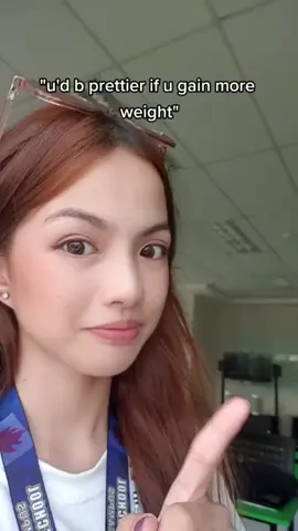 not taking any compliments which mention my weight thank u😇