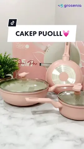 aduhhh nii panci cakep bgt💗 #grosenia #steincookware #glowpan #panciaesthetic