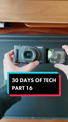 30 days of tech pt. 16 ft. Sony ZV-1 @sonyelectronics @Sony Alpha #techtok #sonyzv1 #zv1 #sony