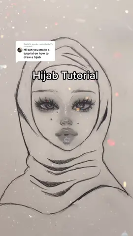 Reply to @spooky_gangster.be  highly requested Hijab tutorial💗 #art #artist #myart #drawing #foryou #foryoupage #tutorial #drawingtutorial #hijabtutorial #hijab