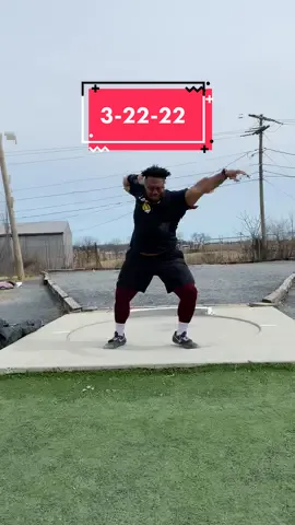 Focus on good movement and distance WILL come after #BOUTDAT #shotput #thrower #fyp #lifting #thrower #trackandfield #athlete #lifttok #training #usatf
