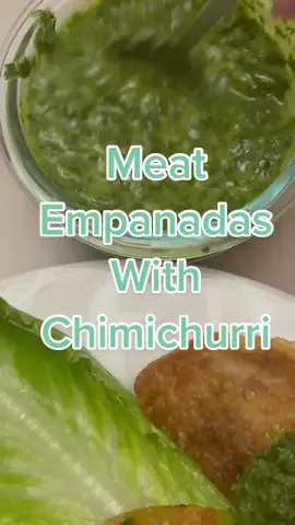 Meat Empanadas with Chimichurri by my 6 year old #empanadas #chimichurri #cooking #latinkitchen #cocinalatina #cocina #lamami #lamamichula #lamamilife #lamamijulie #homecooking #haycomidaenlacasa #thereisfoodathome