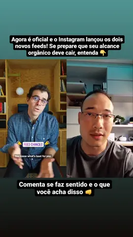 Os dois novos feeds do Instagram pode derrubar o alcance orgânico da maioria dos perfis de marca. Entenda! #instagram#midiassociais #marketingdigital