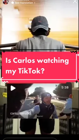 Carlos, are you watching 🌶? #carlossainzfan #shelovesthepierreeffect #thelandoeffect  #pierregaslyfication #shelovesf1