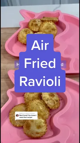 Reply to @sc_bambi Air Fried Crispy Ravioli #lunch #lunchtime #airfryer #airfriedravioli #ravioli #leftovers