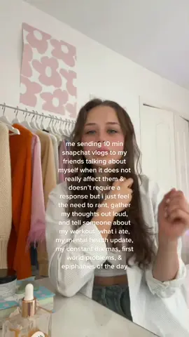 but u know what i love watching my friends 10 min life updates too ☝🏻🌱‼️