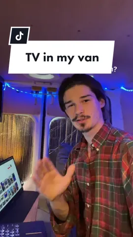 I use the Lepow as a tv in my van #vanlife #lepow #lepowmonitor #portablemonitor  #partner