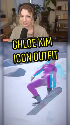 AHH! @chloekim is here! This @fortnite Icon Outfit is SO NICE! Available in the Item Shop March 26th! #EpicPartner #ChloeKimFortnite