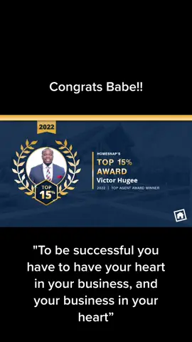 Congrats Babe #toprealtor #topfather #tophusband #alwaysatthetop #screaltor #garealtor #ncrealtor #hustler